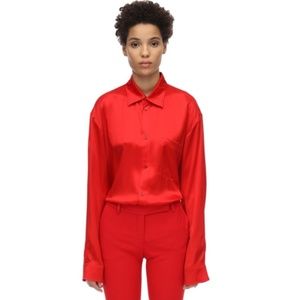Balenciaga Silk Satin Shirt